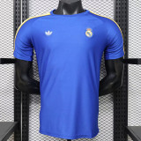 26/27 RMA Leisure Blue Player Version Retro Soccer Jersey
