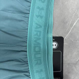 2026 UA Apple Green Double Layered Sports Shorts#U3002果绿