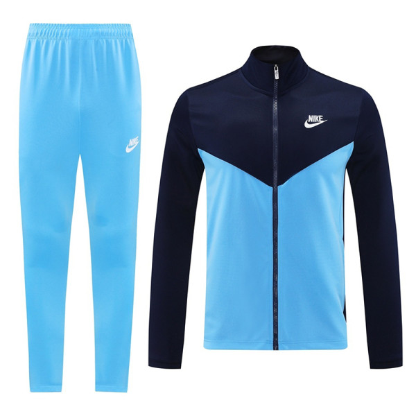 25/26 NJ Royal Blue & Sky Blue Jacket Tracksuit#NJ12