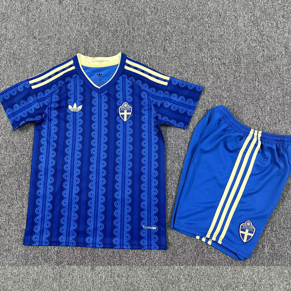 2026 Sweden Away Kids Soccer Jersey