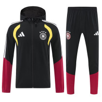 26/27 Germany Black Hooded Windbreaker Tracksuit