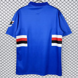 1993/1994 Sampdoria Home Retro Soccer Jersey