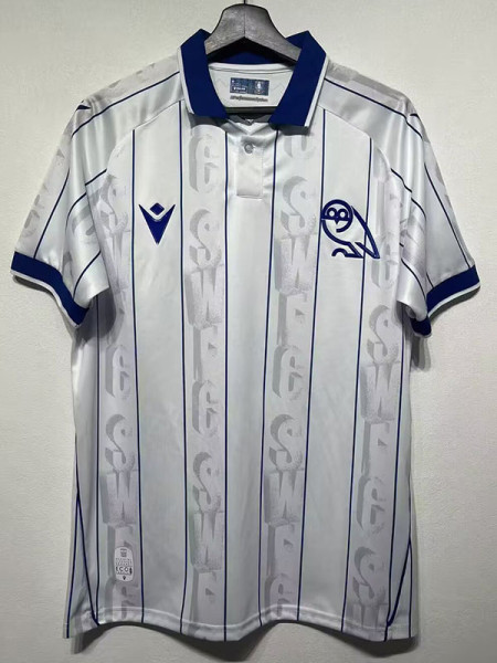 1993/1995 Sheffield Wednesday Third White Retro  Soccer Jersey