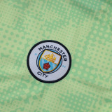 25/26 Man City Light Green Training Short Suit#D25268