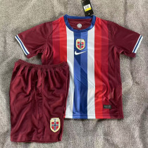 2024 Norway Home Kids Soccer Jersey