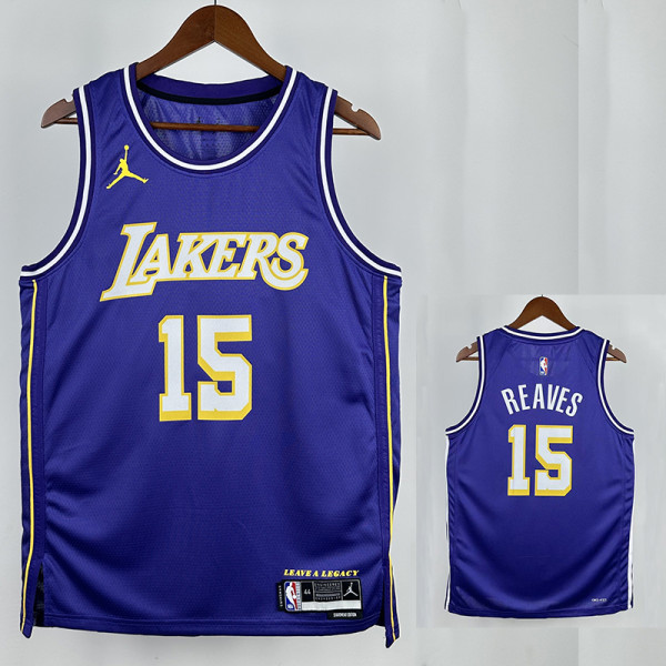 25/26 LAKERS REAVES #15 Limited Flying Man Top Quality Hot Pressing NBA Jersey