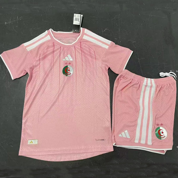 26/27 Algeria Special Edition Pink Player Version Kids Soccer Jersey童装