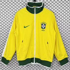 2010-2011 Brazil Yellow Retro  Windbreaker