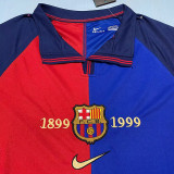 1899/1999 BAR Home 100Anniversary Edition Long Sleeve Retro Soccer Jersey