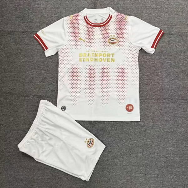 25-26 PSV fourth Kids Soccer Jersey