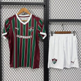 26/27 Fluminense Home Kids Soccer Jersey