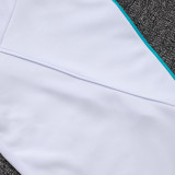 26/276 Marseille White Kids Half Pull Tracksuit #E25222 (童装、半拉链)