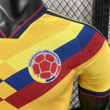 26-27 Colombia Special Edition Yellow Player Version Soccer Jersey