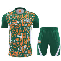 26/27 Ivory Coast Green Training Shorts Suit