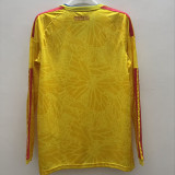 26-27 Colombia Home Long Sleeve  Soccer Jersey