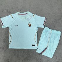 26/27 France Away Kids Player Version Soccer Jersey球员版