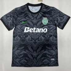 26-27 Sporting Lisbon Black Fans Soccer Jersey