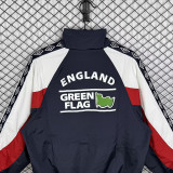 1998 England Dark Blue Retro  Windbreaker