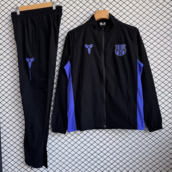 25/26 BAR Black Windbreaker Tracksuit