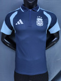 25/26 Argentina Royal Blue Half Pull Player VersionTraining Shirts#(半拉球员版)