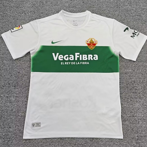 25/26 Elche CF Home Retro Soccer Jersey#带章