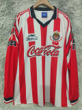 1998/1999 Chivas Home Long Sleeve Retro Soccer Jersey
