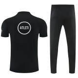 26-27 ATM Black Blue shirts pants suit