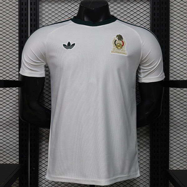 26/27 Mexico Retro Edition White Player Version Soccer Jersey