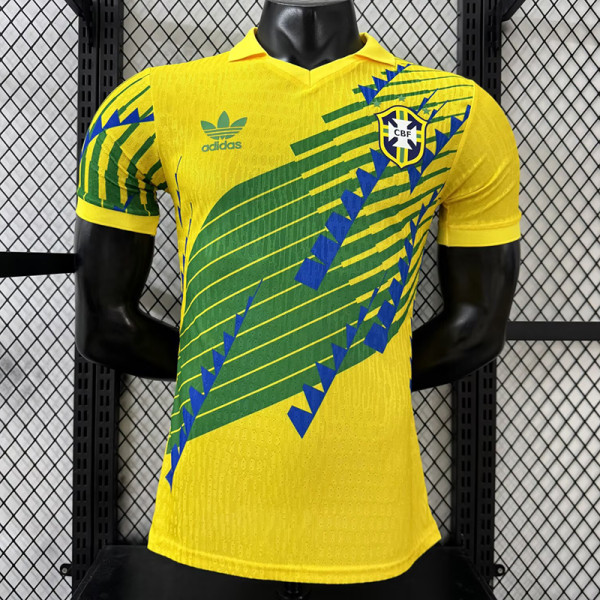 26/27 Brazil Special Edition Yellow Player Version Soccer Jersey