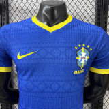 26/27 Brazil Special Edition Blue Player Version Soccer Jersey