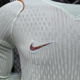 26/27 France Away Long Sleeve Player Version Soccer Jersey