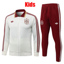 26/27 Spain Beige Kids Jacket Tracksuit(童装)