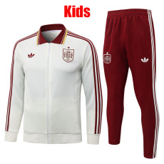 26/27 Spain Beige Kids Jacket Tracksuit(童装)