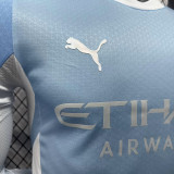 26/27 Man City Home Player Version Long Sleeve Soccer Jersey