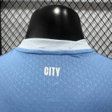 26/27 Man City Home Player Version Long Sleeve Soccer Jersey