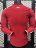 26/27 Man Utd Home Player Version Long Sleeve Soccer Jersey