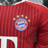 26/27 Bayern Home Player Version Long Sleeve Soccer Jersey