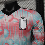 26/27 Belgium Away Player Version Long Sleeve Soccer Jersey