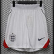26/27 England Home Player Version Shorts Pants