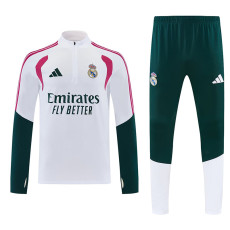 26/27 RMA White Half Pull Tracksuit (半拉链)