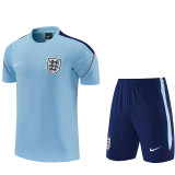 26/27 England Sky Blue Training Short Suit
