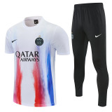 26/27 PSG White shirts &Black pants suit