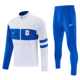 26/27 CHE Whhite & Blue Windbreaker Tracksuit