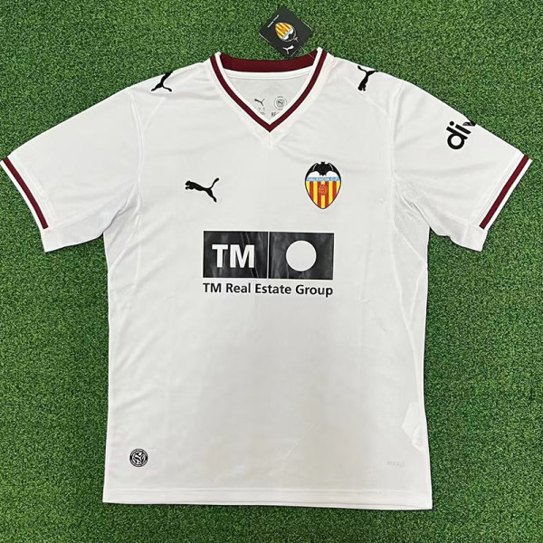 26-27 Valencia Home Fans Soccer Jersey