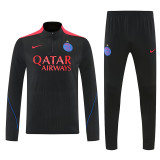 26/27 PSG Black Half Pull Tracksuit# (半拉链)