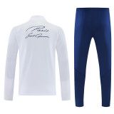 26/27 PSG White Half Pull Tracksuit# (半拉链)