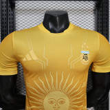 26/27 Argentina Golden Sun Special Edition Player Version Soccer Jersey