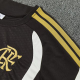 26/27 Flamengo Black Training Shorts Suit