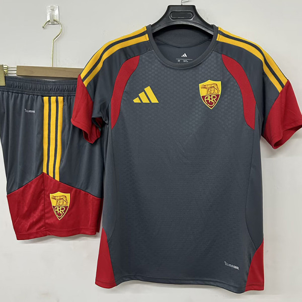 26/27 Roma Grey Training Shorts Suit