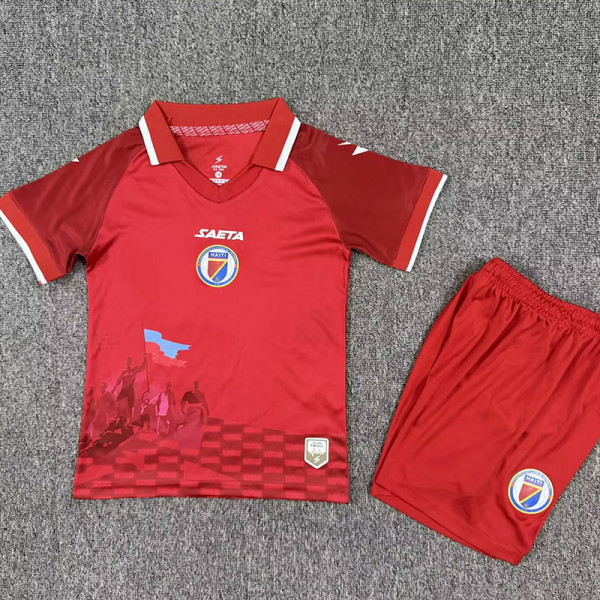26/27 Haïti Third Kids Soccer Jersey